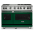Viking 5 Series VGR5486GIVBB - 48 Inch Sealed Burner Natural Gas Range
