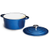 Napoleon 70152 - Cast Iron Round Casserole Dish in Open Lid View