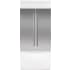 Sub-Zero 7023380 - Classic 36" French Door Stainless Steel Flush Inset Door Panel with Pro Handle