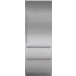 Sub-Zero 7023706 - Integrated Stainless Steel 30" Tall Door Panel with Tubular Handle - Right Hinge