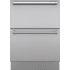 Sub-Zero 7025361 - Integrated Stainless Steel 24" Drawer Panels with Pro Handles