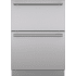 Sub-Zero 7025408 - Integrated Stainless Steel 24" Drawer Panels with Tubular Handles