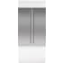 Sub-Zero 7030238 - Classic 42" French Door Stainless Steel Flush Inset Door Panel with Tubular Handle