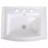 Nantucket Sinks Great Point Collection DI2320R8 - 23 Inch Drop In Ceramic Vanity