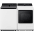 LG LGWADRECW8405 - Side-by-Side Washer &amp; Dryer Set with Top Load Washer &amp; Heat Pump Dryer in Alpine White