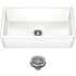 Kraus KFR1D33GWH - 33 Inch Farmhouse Kitchen Sink