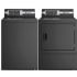 Speed Queen SPWADRGBN7006 - Side-by-Side Washer &amp; Dryer Set with Top Load Washer &amp; Gas Dryer in Matte Black