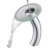 Kraus Vessel Mixer Series KGW1700CHFR - Waterfall Bathroom Faucet with Frosted Glass Disk in Chrome