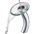 Kraus Vessel Mixer Series KGW1700CHCL - Waterfall Bathroom Faucet with Clear Glass Disk in Chrome