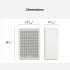 Samsung AX26BG3100GG - Bluesky Compact Air Purifier Dimension