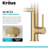 Kraus Artec Pro Series KPF1605BB - Commercial Style 2-Function Single Handle Pull Down Kitchen Faucet with Pot Filler