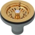 Rohl SW734IB - 1 1/2 Inch Basket Strainer without Remote Pop-Up in Italian Brass