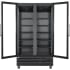 Koolmore KMMDR2GD35CNLBK - 47 Inch Freestanding Two Door Commercial Display Merchandiser Refrigerator