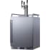Summit SBC683OSTRIPLE - 24 Inch Built-In Kegerator Triple Tap System