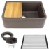 Nantucket Sinks PR3020APSBR - 30 Inch Reversible Farmhouse Kitchen Sink