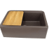 Nantucket Sinks PR3020APSBR - 30 Inch Reversible Farmhouse Kitchen Sink