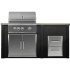 Haven Outdoor HCOY72DRAWBB2 - 6 Foot Outdoor Kitchen Island