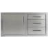 Alfresco AXEDDCL42SC - Alfresco 42-Inch Combo Door &amp; Drawers-