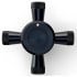 AGA Elise Series P072929BLK - 9 Knob Pack in Black Anodized Aluminum
