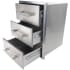 Coyote C33DC - 18 Inch Stainless Steel Double Drawer Cabinet