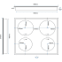 Invisacook 8140257001 - Induction Cooktop with 4 Heating Elements