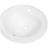 Nantucket Sinks Great Point Collection DI20171 - 20 Inch Drop In Ceramic Vanity Sink