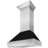 ZLINE 8654BLM48 - 48 Inch Wall Mount Range Hood with 4-Speed/700 CFM Motor