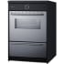 Summit TEM665BW - 24 Inch Slide-In Induction Range Stainless Steel Finish