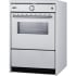 Summit WEM665W - 24 Inch Slide-In Induction Range White Finish