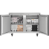 Koolmore KMUCF2DSS - 48 Inch Two Door Commercial Undercounter Freezer