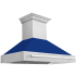 ZLINE 8654SNXBG48 - 48 Inch Wall Mount Chimney Hood with 700 CFM Internal Blower
