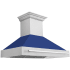 ZLINE 8654SNXBM48 - 48 Inch Wall Mount Chimney Hood with 700 CFM Internal Blower