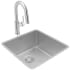 Elkay Crosstown Collection ECTRU17179TFCC - 18 1/2 Inch Single Bowl Undermount Sink &amp; Faucet Kit
