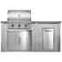 Haven Outdoor HCOY72TRASHHG2 - 6 Foot Outdoor Kitchen Island