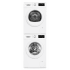 Bosch 300 Series BOWADREUC144003 - Stacked Washer &amp; Dryer with Shelf on Front Load Washer and Electric Dryer in White