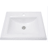 Nantucket Sinks Great Point Collection DI2418R1 - 23 Inch Premium Drop In Ceramic Sink