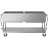 Koolmore KMCGM72 - 72 Inch Commercial Mobile Outdoor Liquid Propane Gas Grill