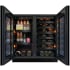 XO XOU30BWDDGBS - 30 Inch Undercounter Combo Beverage Center &amp; Wine Cooler