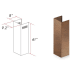 ZLINE 8KBHE - Dimensions