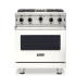 Viking 5 Series VGIC53024BPWLP - 30 Inch Open Burner Liquid Propane Range