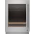 Sub-Zero Designer Series 9028513 - Stainless Steel Glass Door Panel with Lock - Pro Handle, Left Hinge