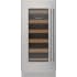 Sub-Zero 9029151 - Stainless Steel Glass Door Panel With Lock - Pro Handle, Left Hinge