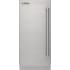 Sub-Zero Designer Series 7043087 - Stainless Steel Solid Door Panel - Pro Handle, Left Hinge
