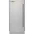 Sub-Zero 9029155 - Stainless Steel Solid Door Panel - Tubular Handle, Left Hinge