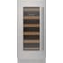 Sub-Zero 9029157 - Stainless Steel Glass Door Panel - Tubular Handle, Left Hinge