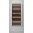 Sub-Zero 9029158 - Stainless Steel Glass Door Panel With Lock - Tubular Handle, Left Hinge