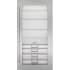Sub-Zero Classic Series 9038348 - Classic 36" Stainless Steel Flush Inset Glass Door Panel with Pro Handle