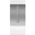 Sub-Zero 9038363 - Classic 36" French Door Stainless Steel flush Inset Door Panel with Pro Handle