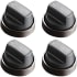 Wolf Professional 9056368 - 36" Professional Gas Cooktop Brushed Gray Knob Kit