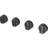 Wolf 9067538 - brushed gray knobs
